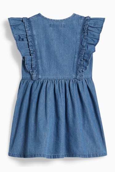 Enfants filles - Robe en jean - jean bleu