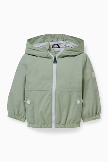 Babies - Baby jacket with hood - light green