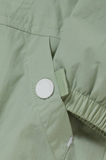 Bebés - Chaqueta para bebé con capucha - verde claro