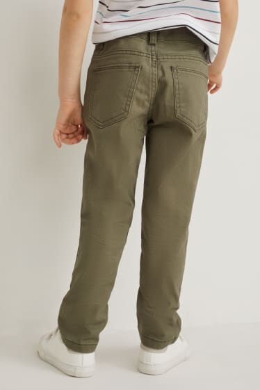 Nen/a - Paquet de 2 - pantalons - verd fosc