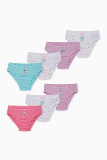 Enfants filles - Lot de 7 - Disney - culottes - coloré