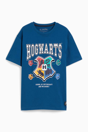 Kinderen - Harry Potter - T-shirt - donkerblauw
