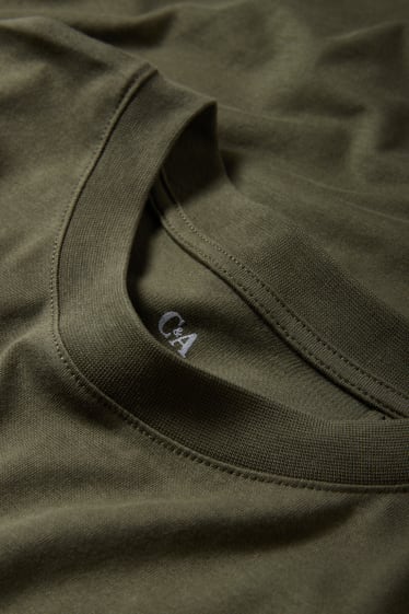 Damen - T-Shirt-Kleid - grün