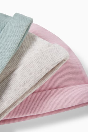 Nadó nena - Paquet de 3 - gorra per a nadó - verd/rosa