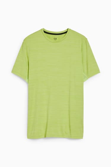 Uomo - T-shirt sportiva  - verde fluorescente