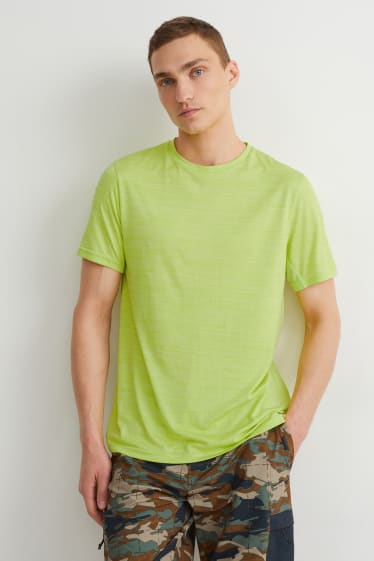 Hommes - Haut de sport  - vert fluo