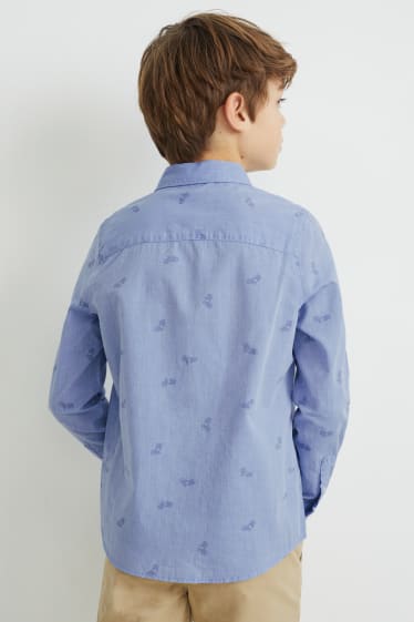 Bambini - Camicia - fantasia - azzurro