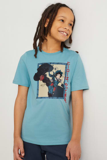 Kinder - My Hero Academia - Kurzarmshirt - türkis