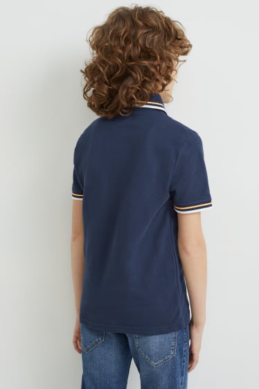 Kinder Jungen - Poloshirt - dunkelblau