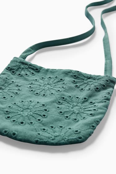 Kinder Mädchen - Set - Kleid und Tasche - 2 teilig - grün