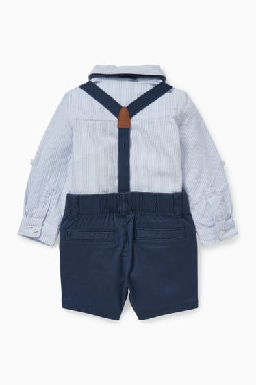 Babys - Baby-Outfit - 3 teilig - dunkelblau