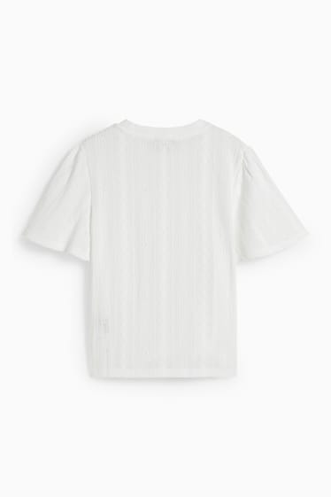 Damen - T-Shirt - weiss