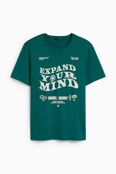 Heren - T-shirt - groen