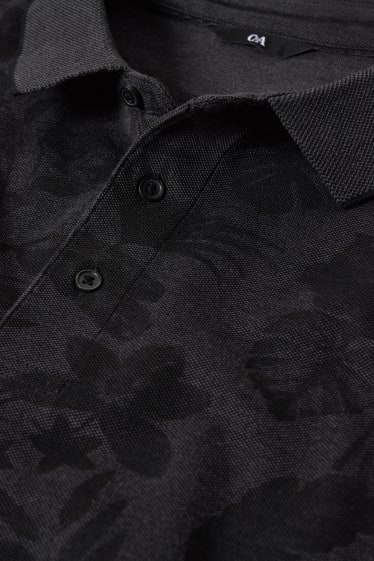 Herren - Poloshirt - schwarz