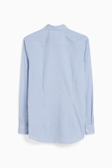 Uomo - Camicia business - slim fit - button down - facile da stirare - azzurro