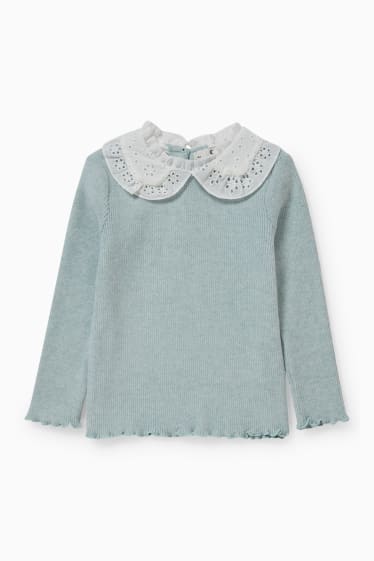 Bambini - Maglia a maniche lunghe - verde menta