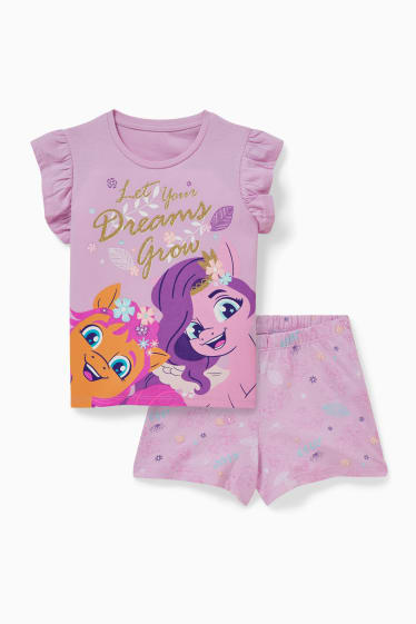 Children Girls - My Little Pony - short pyjamas - light violet