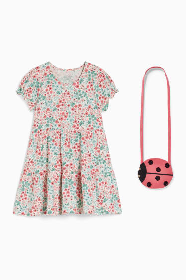 Enfants - Ensemble - robe et sac - 2 pièces - coloré