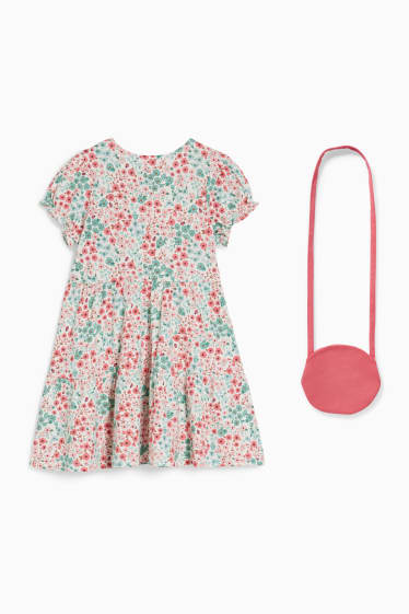 Kinderen - Set - jurk en tasje - 2-delig - gekleurd
