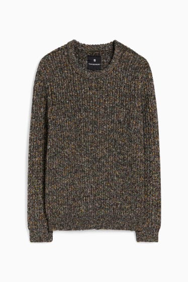 Men - CLOCKHOUSE - jumper - brown-melange