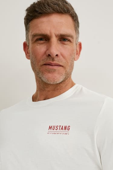 Hommes - MUSTANG - T-shirt - blanc