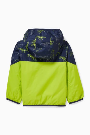 Enfants - Dinosaure - veste à capuche - vert clair