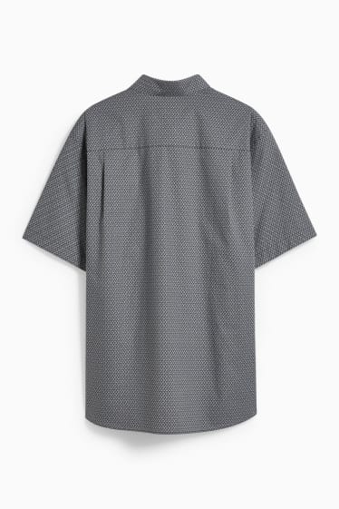 Hombre - Camisa - regular fit - kent - de planchado fácil - azul oscuro