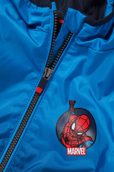 Kinderen - Spider-Man - jack met capuchon - blauw