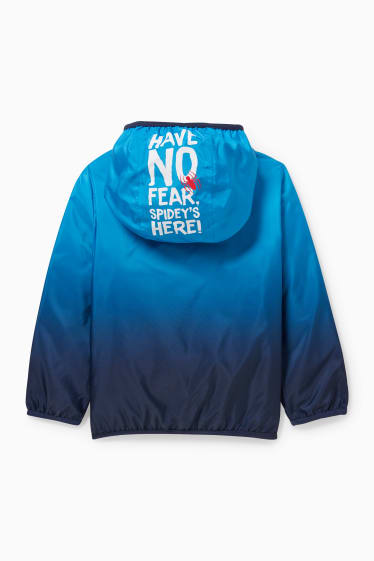 Kinder Jungen - Spider-Man - Jacke mit Kapuze - blau