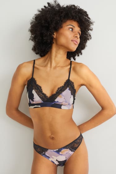 Damen - Bralette - hellbeige