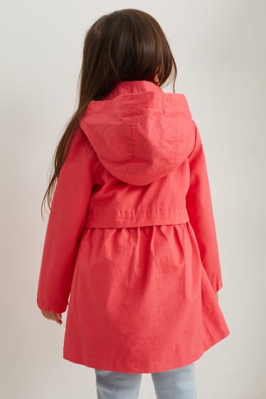 Kinder - Jacke mit Kapuze - pink