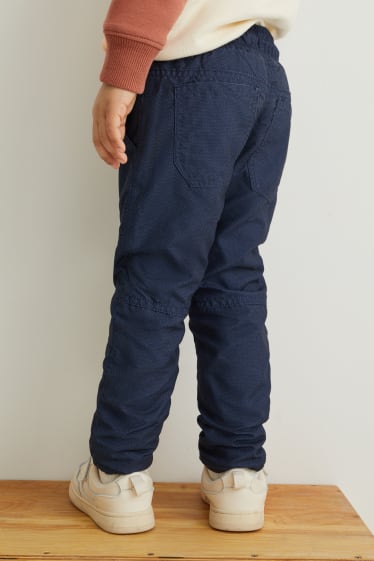 Enfants garçons - Pantalon doublé - bleu foncé