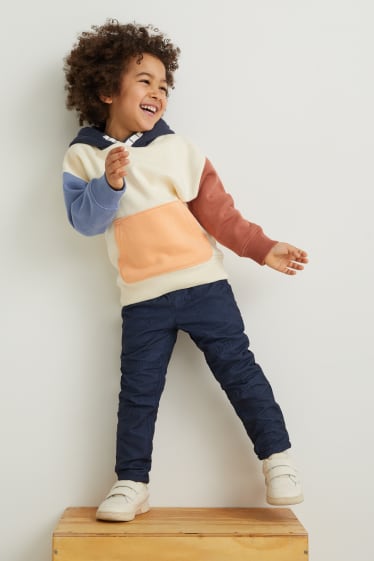 Enfants garçons - Pantalon doublé - bleu foncé