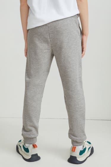 Enfants garçons - Pantalon de jogging - gris clair chiné