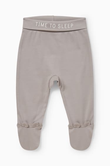 Bébés - Ensemble pour nouveau-né - 2 pièces - gris-marron