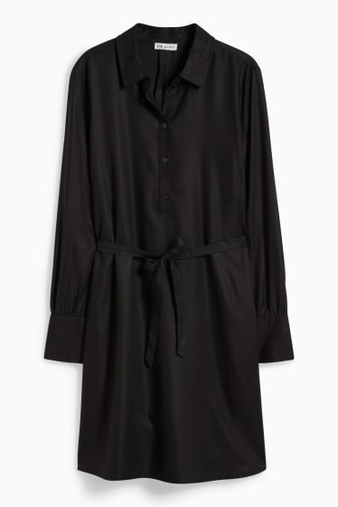 Women - Nursing shirt dress - black