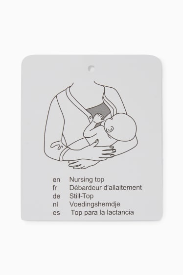 Femei - Rochie tip bluză pentru alăptare - negru
