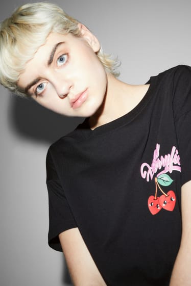 Donna - CLOCKHOUSE - t-shirt - nero