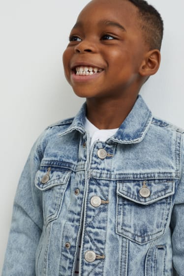 Kinder Jungen - Jeansjacke - helljeansblau