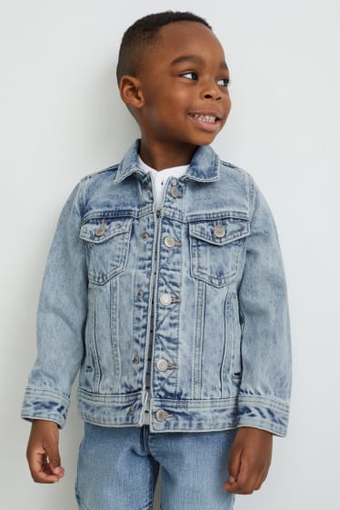 Enfants - Veste en jean - jean bleu clair