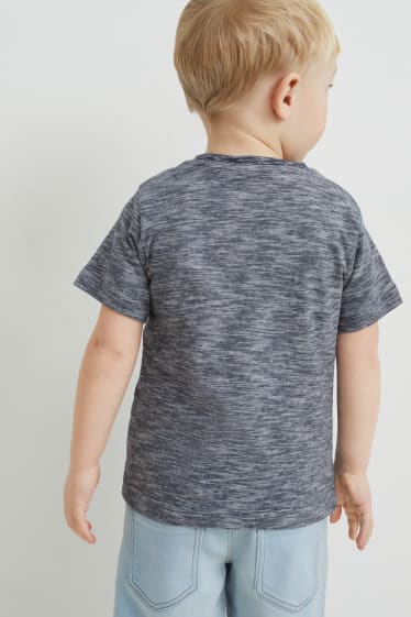 Niños - Dinosaurio - camiseta de manga corta - azul oscuro