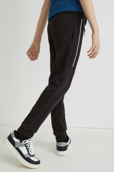 Kinder Buben - Jogginghose - schwarz