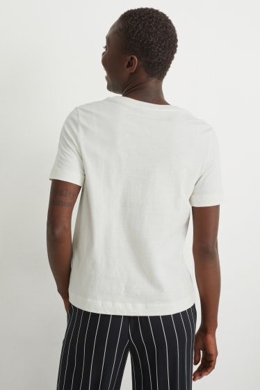 Damen - T-Shirt - weiß