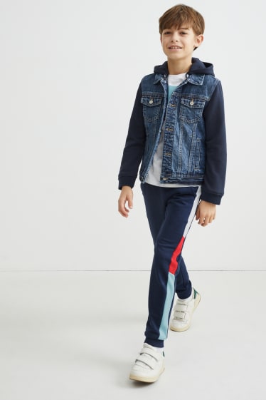 Enfants - Pantalon de jogging - bleu foncé