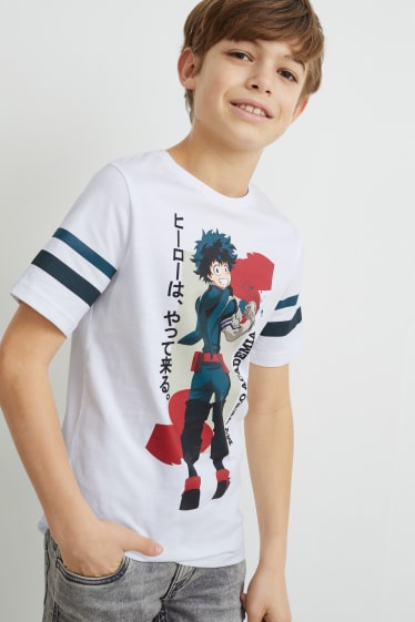 Niños - My Hero Academia - camiseta de manga corta - blanco