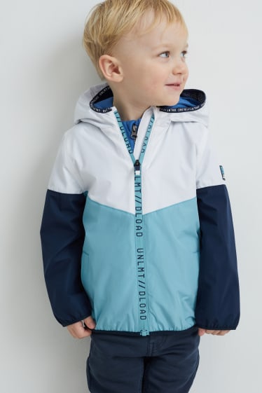 Niños - Chaqueta con capucha - azul