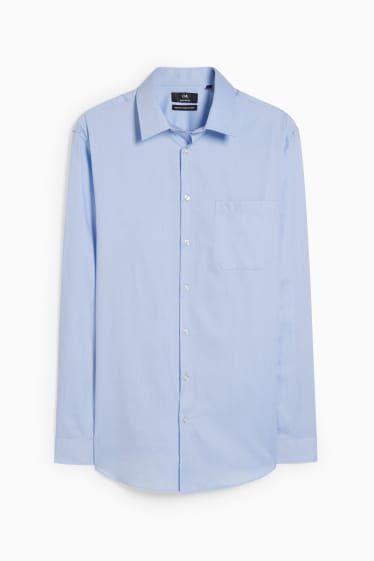 Herren - Businesshemd - Regular Fit - Kent - bügelleicht - hellblau