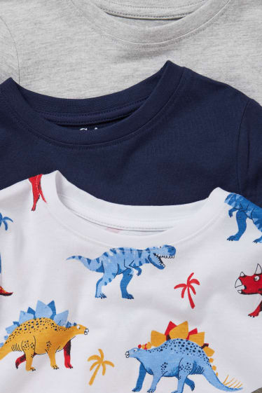 Bambini - Confezione da 3 - maglia a maniche corte - blu scuro