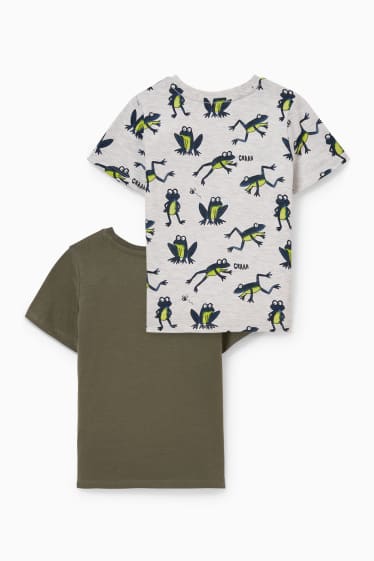 Kinderen - Set van 2 - T-shirt - groen