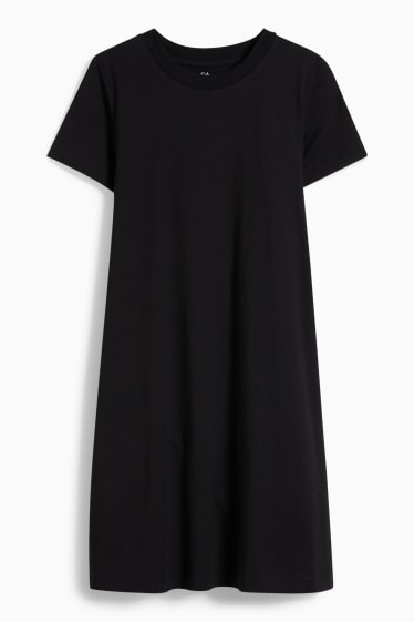 Donna - Vestito a t-shirt - nero